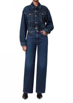 A Gold E Harper Straight Stretch Jeans In Echo