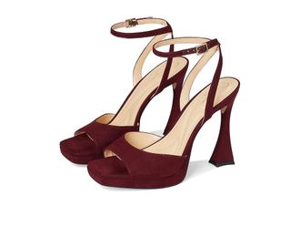 Jessica Simpson Jixte Platform Sandals Womens Dress Sandals Dark Cherry : 5.5 M, Leather