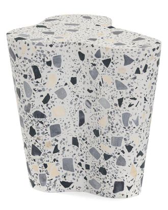 TOV Furniture Tov Furniture Slab Riverbed Terrazzo Indoor/Outdoor Side Table