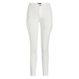 Pinko Pinko - Slim-fit broek - Dames - Broeken - Wit - Maat: XS Leer