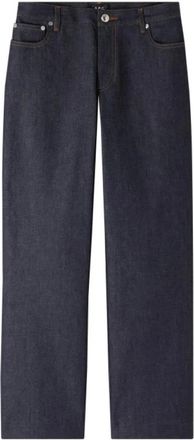 A.P.C. A.p.c., Jeans, Dames, Blauw, W27, Denim, Vintage straight leg Japanese denim jeans