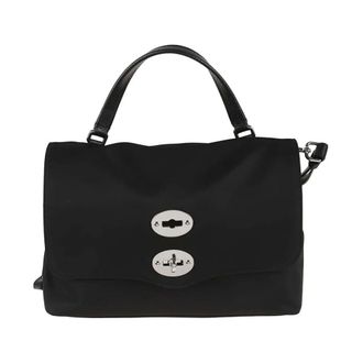 Zanellato Handbags, female, Black, Size: ONE SIZE Postina Tokyo Small Nylon Tote Bag