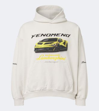 Balenciaga x Lamborghini - Felpa con cappuccio in jersey di cotone