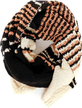 Lala Berlin Accessoires, unisex, Veelkleurig, ONE Size, Wol, Grote Gestreepte Gebreide Sjaal
