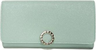 Bulgari Pre-owned Portafoglio lungo (bi-fold) - - Pre-owned - Donna - Verde - ONE SIZE