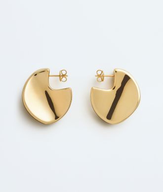 Bottega Veneta Medium Disc Earrings - Yellow - Woman - U