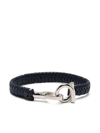 Ferragamo Bracciale in pelle - Blu