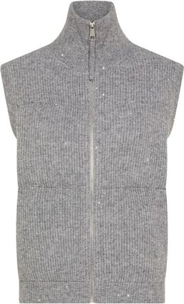 Seventy Gilet Zippato - - Jackets - Donna - Grigio - XS