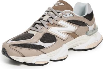 New Balance 9060 Sneaker, Arid Stone With Black Cement, 8.5 UK