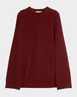 Max Mara Astoria Cashmere Rib Mini Cape Dress