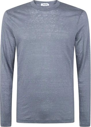 Gran Sasso Logo Print Long Sleeves T-Shirt