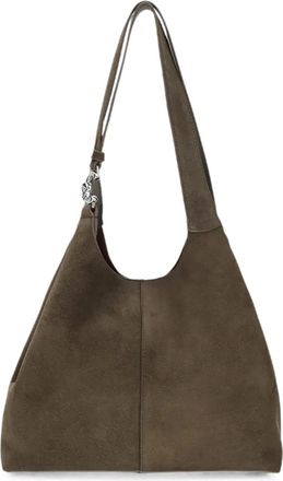 Coccinelle Handbag Suede Leather/Grained Leat