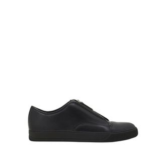 Lanvin Dbb1 Zip Full Leather - - Shoes - Uomo - Nero - 43 EU