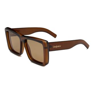 Saint Laurent SL 900 Howl Sunglasses - female - Saint Laurent - Sunglasses - Brown - ONE SIZE - Accessories