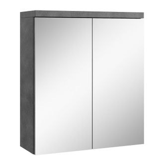 Badplaats Badplaats Armario Espejo Toledo 60 X 20 X 60 Cm - Gris Oscuro