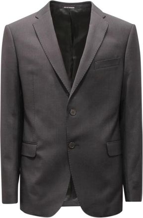 Armani M Line wollen pak in grijs - Heren - Blazers - Grijs - 2XL - Wol - Jassen