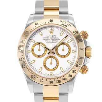 Rolex Pre-owned Rolex Daytona Chronograph Automatic Chronometer White Dial Mens Watch 116523 WSO