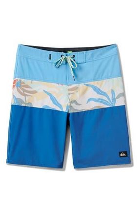 Quiksilver Surfsilk Panel Board Shorts in Blue Steel at Nordstrom Rack, Size 36