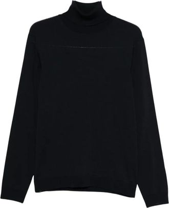 Roberto Collina Truien & Vesten, Heren, Zwart, M, Wol, Dolcevita ML