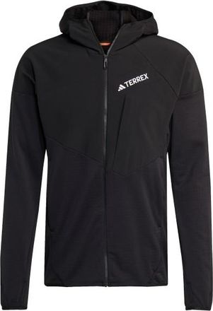 ADIDAS TERREX TRK Hybrid Fleece Kunstfaserjacke f&uuml;r Herren | schwarz