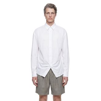 Hed Mayner Cotton Poplin Long Sleeve Shirt