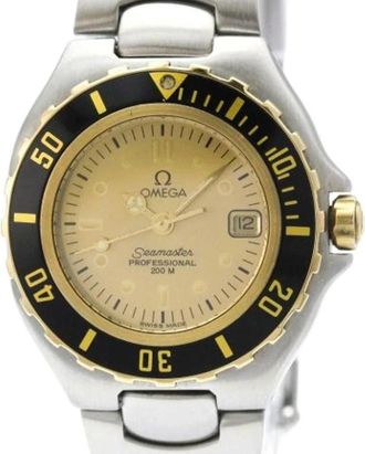 Omega Pre-owned Seamaster 796.1041 Polshorloge - Dames - Vintage Horloges - Geel - ONE Size - Vintage