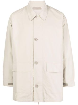 Fear of God barn shirt jacket - men - Polyester/Cotton - S - Neutrals