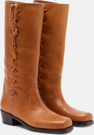 PARIS TEXAS Roxanne leather knee-high boots