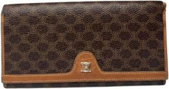 Celine Pre-owned Wallet - Dames - Vintage Accessoires - Bruin - ONE Size - Leer - Vintage