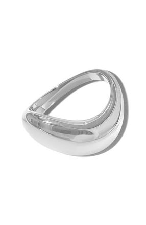 BEN ONI Wave Stackable Ring in Silver at Nordstrom, Size 9