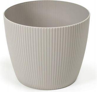 OEM Maceta De Pl&aacute;stico Gris Lamela 22 Cm X 22 X 18 Cm 1 Unidad
