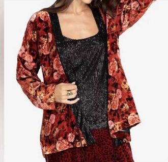 Johnny Was Billie Short Kimono Jacket In Multi