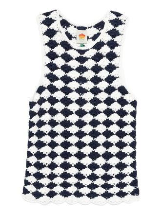 Farm Rio knitted dress - Blue