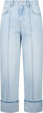 Liu Jo Jeans crop taglio straight - Blu