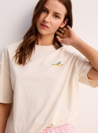 Twik Womens Playful print loose T-shirt