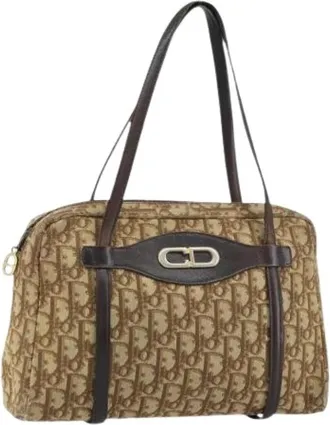 Dior Pre-owned Handbags, female, Beige, Size: ONE SIZE Pre-owned Vintage Hand Bag