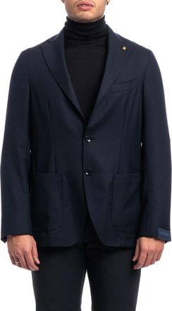 Sartoria Latorre Giacca in lana - Heren - Blazers - Blauw - XL - Wol - Jassen