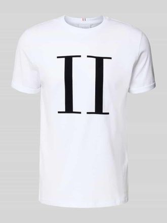 Les Deux T-Shirt mit Label-Print Modell Encore