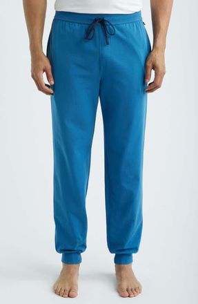 BOSS Mix Match Stretch Cotton Pajama Pants in Open Blue at Nordstrom, Size X-Large