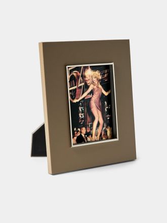 Pinetti Leather and Silver-Plated Photo Frame (5x7)