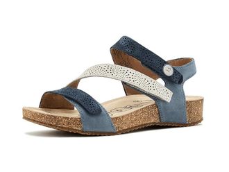 Josef Seibel Tonga 73 Womens Sandals Indigo : EU 41 (US Womens 10-10.5) M, Leather