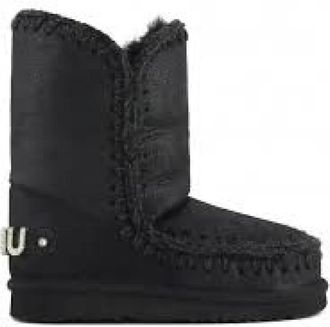 Mou Eskimo 24 Ankle Boot - Dames - Winterlaarzen - Zwart - 35 EU - Leer - Schoenen