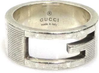 Gucci Silver Silver 925 Band Ring (Pre-Owned)