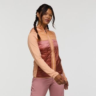 Cotopaxi Capa Hybrid Insulated Hooded Jacket - Womens in Apricot/faded Brick at Nordstrom, Size Xx-Small