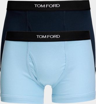 Tom Ford Men & apos;s 2-Pack Solid Jersey Boxer Briefs