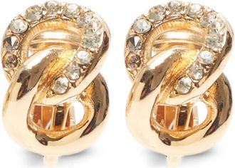 Dior Orecchini con strass 1990-2015 - Oro