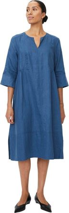 Masai MaNasya Linen Tunic Midi Dress in Ensign Blue at Nordstrom, Size Medium