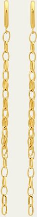 Jennifer Meyer Edith Link Stud Earrings with Edith Link Fringe