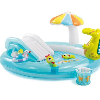 Intex Piscina Hinchable Ovalada 203x173x89cm Infantil Gator Intex