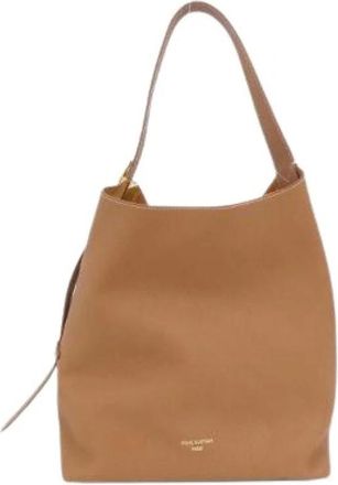 Louis Vuitton Pre-owned Low Key Hobo Calf Schoudertas - Dames - Vintage Schoudertas - Bruin - ONE Size - Leer - Vintage